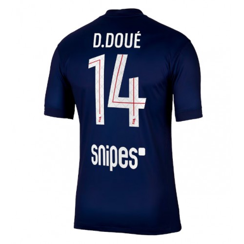 Stroje piłkarskie Paris Saint-Germain Desire Doue #14 Koszulka Podstawowej 2025-26 Krótki Rękaw